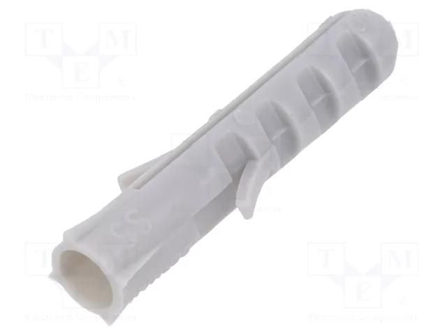 Plastic anchor; without screw; 5x25; S; 200pcs; 5mm FISCHER FISCHER-50124
