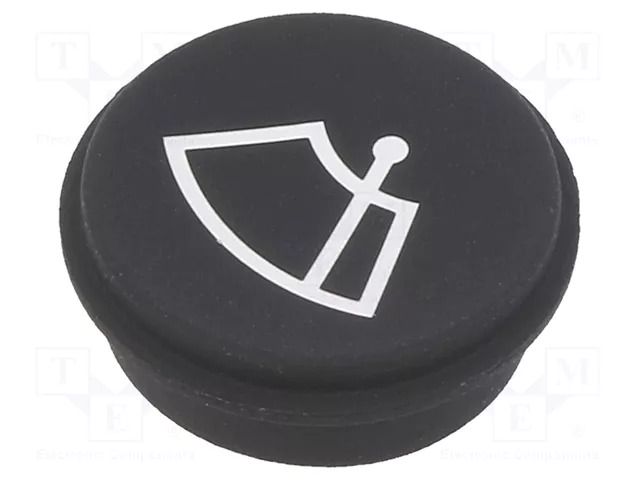Button; round; Ø21mm; black; 09 EAO 09-0S12.0086