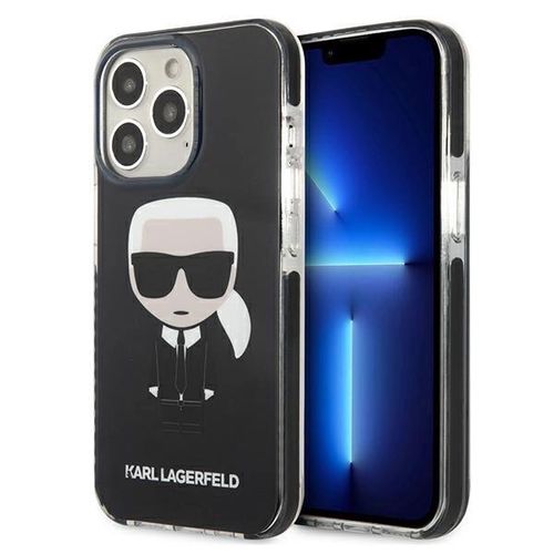 Karl Lagerfeld KLHCP13LTPEIKK iPhone 13 Pro / 13 6,1" hardcase czarny/black Iconik Karl, Karl Lagerfeld 3666339048426 3666339048426