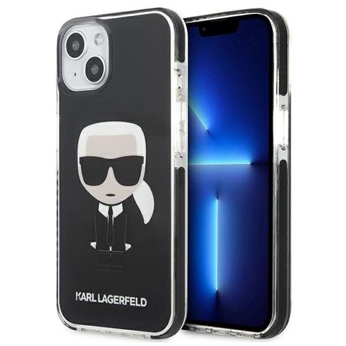 Karl Lagerfeld KLHCP13STPEIKK iPhone 13 mini 5,4 &quot;hardcase black / black Iconik Karl, Karl Lagerfeld 3666339048402 3666339048402