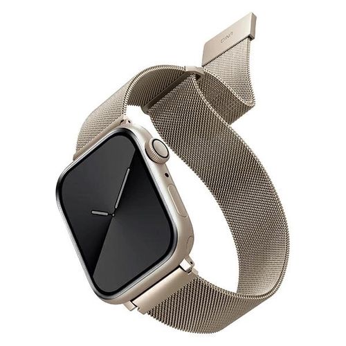 Uniq Dante Stainless Steel strap for Apple Watch 1/2/3/4/5/6/7/8/SE/SE2 42/44/45mm - beige, UNIQ 8886463679531 8886463679531