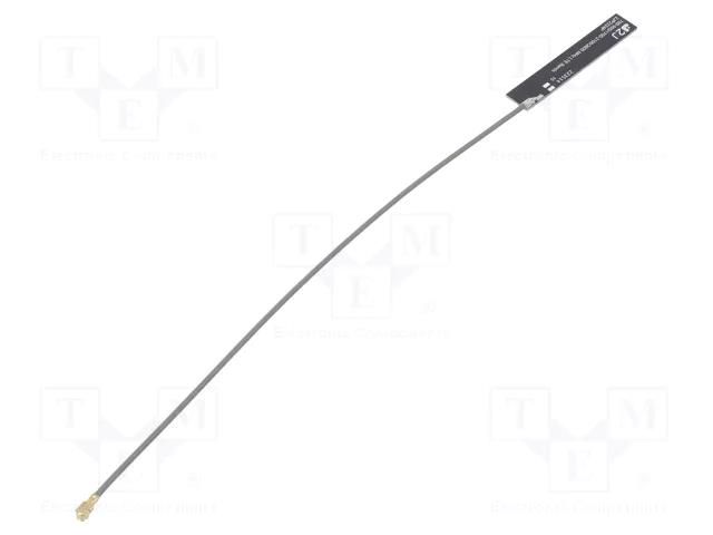 Antenna; 2G,3G,4G,GSM,LTE; 1.2dBi,1.3dBi,1.8dBi; glued; MC137 2J Antennas P2224P015MC137UFL