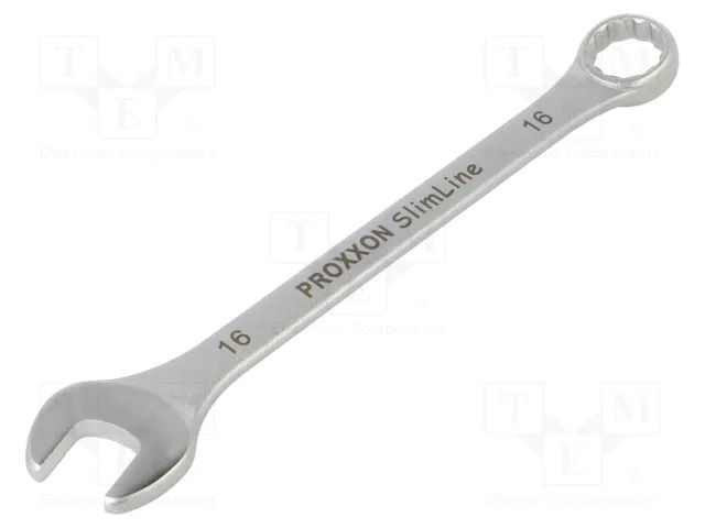 Wrench: combination spanner; 16mm; Overall len: 195mm; SlimLine PROXXON PR23916