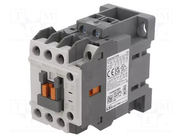 Contactor: 3-pole; NO x3; Auxiliary contacts: NO + NC; 42VAC; 12A LS ELECTRIC MC-12B-42VAC