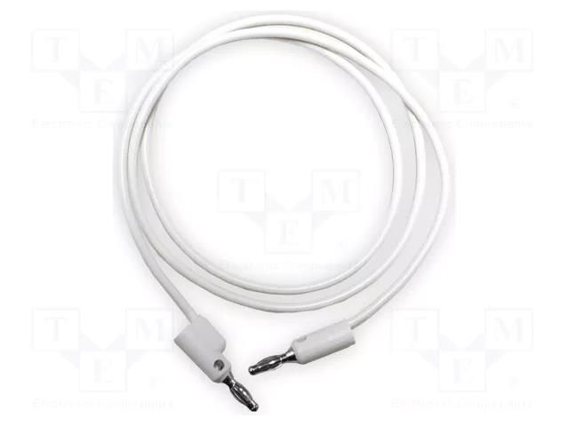 Test lead; 15A; banana plug 4mm,both sides; Urated: 1kV; Len: 0.9m MUELLER ELECTRIC BU-PB36-9