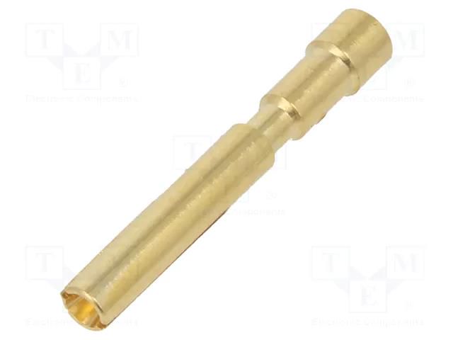 Contact; female; 1mm; 0.75÷1.5mm2; crimped; for cable HUMMEL 7.010.901.022