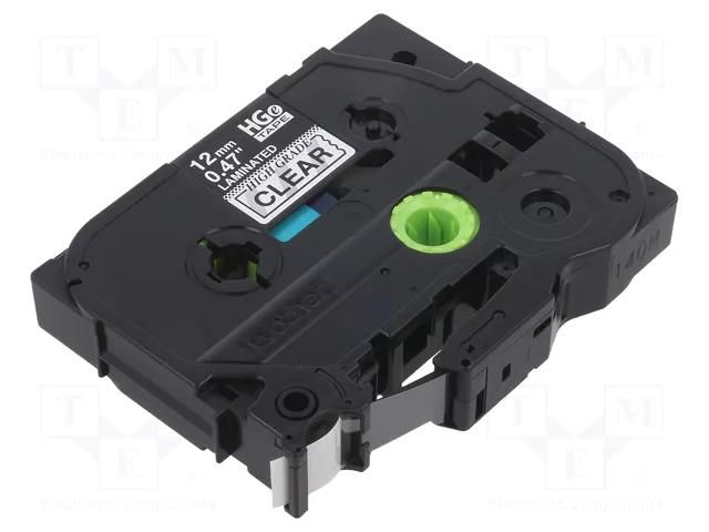 Tape; 12mm; 8m; transparent; Character colour: black; 5pcs. BROTHER BR-HGE131V5