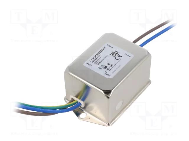 Filter: anti-interference; single-phase; 250VAC; 1uF; 330kΩ; screw SCHAFFNER FN2030B-16-07