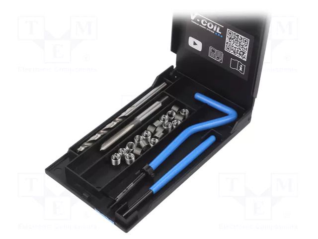 Kit: for thread repair; Holder: hand; Thread: M6; Pitch: 1 VÖLKEL VOLKEL-04010