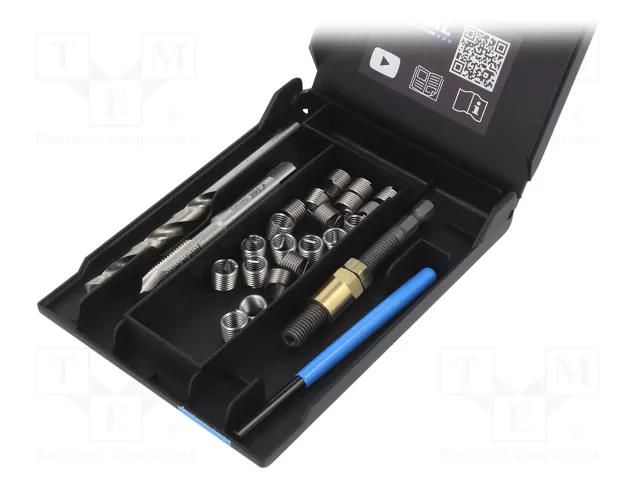 Kit: for thread repair; Kind of holder: machine; Thread: M8 VÖLKEL VOLKEL-04074