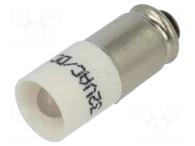 LED lamp; white; S5,7s,T1-3/4; 32VDC; 32VAC; plastic; 3mm; -20÷60°C CML INNOVATIVE TECHNOLOGIES 15121D5W3D