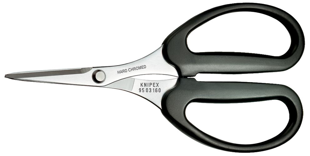 KNIPEX 95 03 160 SB Shears for KEVLAR® fibres plastic coated chrome-plated 160 mm 95 03 160 SB 4003773043362