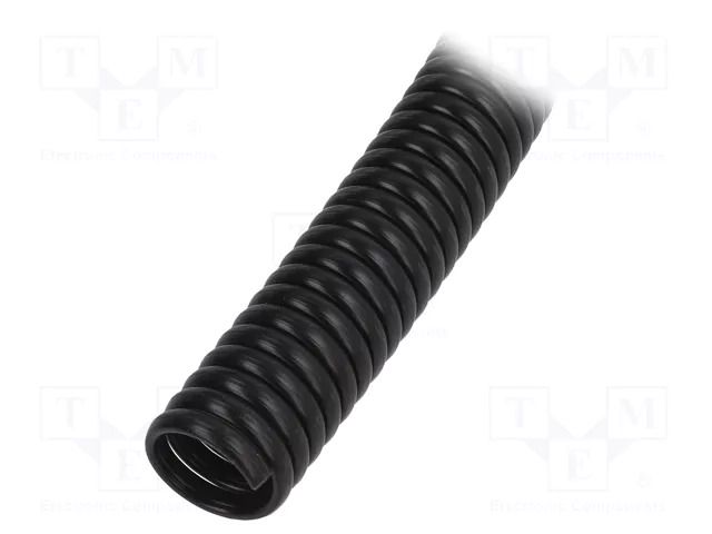Protective tube; ØBundle : 30mm; polypropylene; black; L: 1m HELLERMANNTYTON SPS25-PP-BK