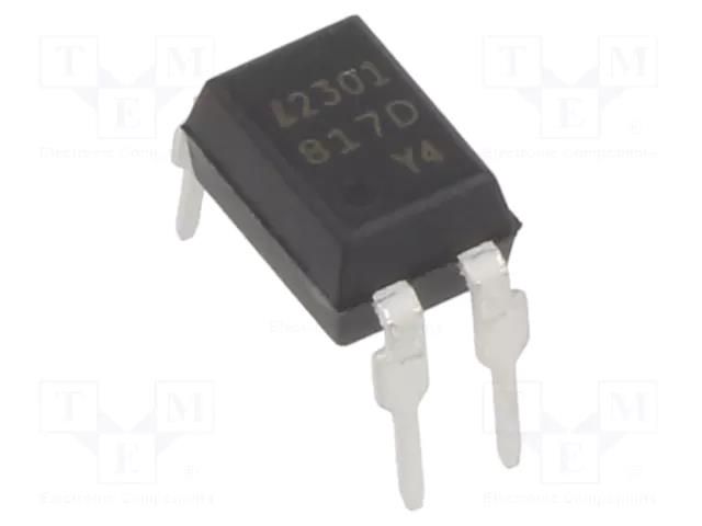 Optocoupler; THT; Ch: 1; OUT: transistor; Uinsul: 5kV; Uce: 35V; DIP4 LITEON LTV817D-V