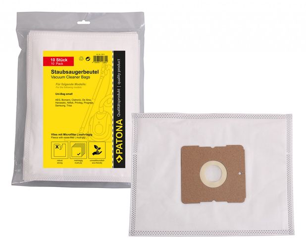 PATONA 10 vacuum cleaner bag multi layer fleece incl. Microfilter f. AEG Gr. 50, PATONA 9513 4055655117692