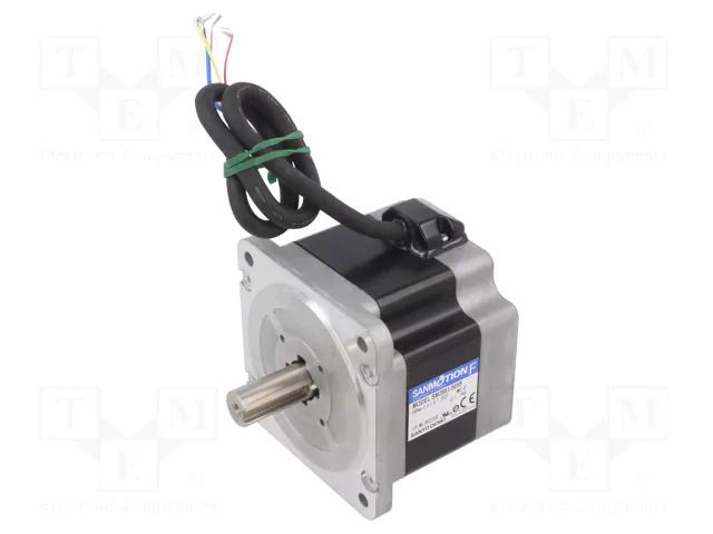 Motor: AC; 2-phase,bipolar,stepper; 100VAC; step 1,8°; 3.3Nm; 2A SANYO DENKI SM2861-5055
