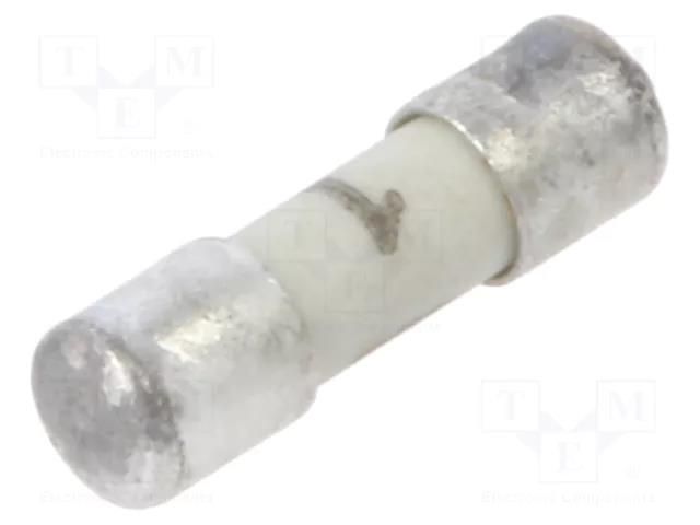 Fuse: fuse; 1A; 125VAC; 125VDC; quick blow; ceramic,cylindrical SCHURTER 7010.9810.63