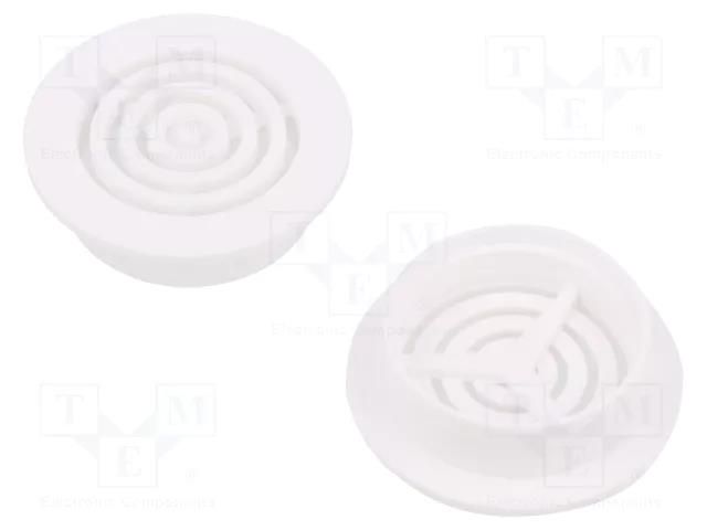 Guard; polyamide 6; Ø35mm; IP44; white SCHNEIDER ELECTRIC NSYCAG35LP