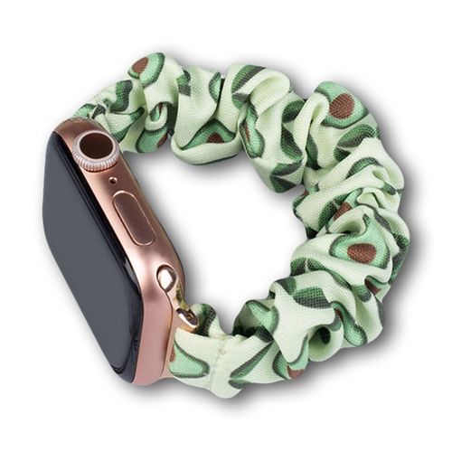 Fabric band for Apple Watch 42 / 44 / 45 mm strap bracelet rubber band - avocado, Hurtel 5907769344480 5907769344480