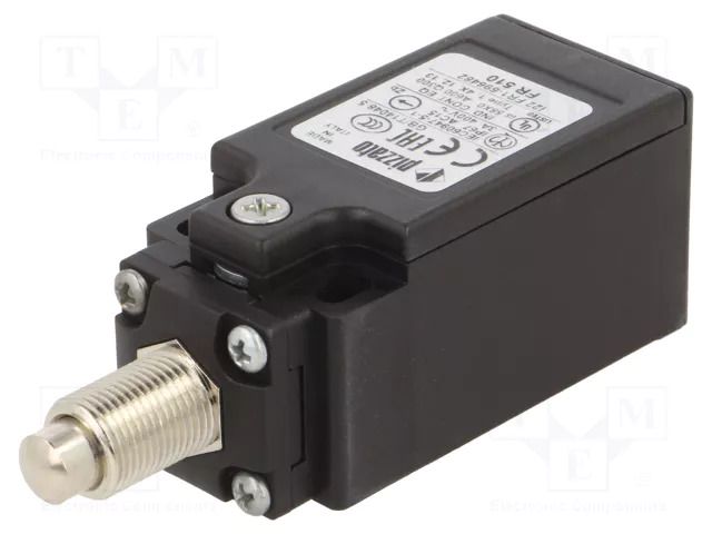 Limit switch; rubber seal,pin plunger Ø7mm; NO + NC; 10A; PG13,5 PIZZATO ELETTRICA FR510
