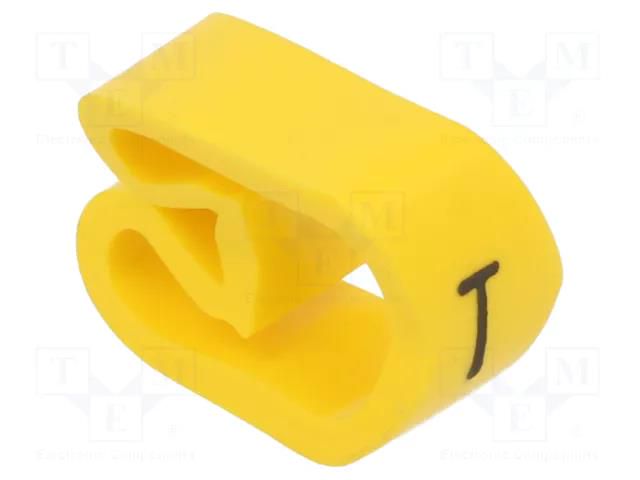 Markers; Marking: T; 8÷16mm; PVC; yellow; -30÷60°C; leaded; PA-3 PARTEX PA-30006AV40.T