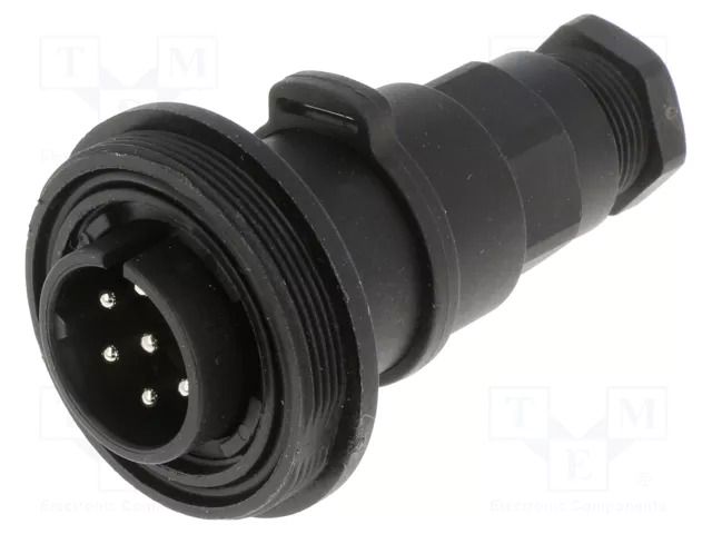 Connector: circular; plug; male; PIN: 7; 5A; 250V; IP68; UL94V-0 BULGIN PX0746/P