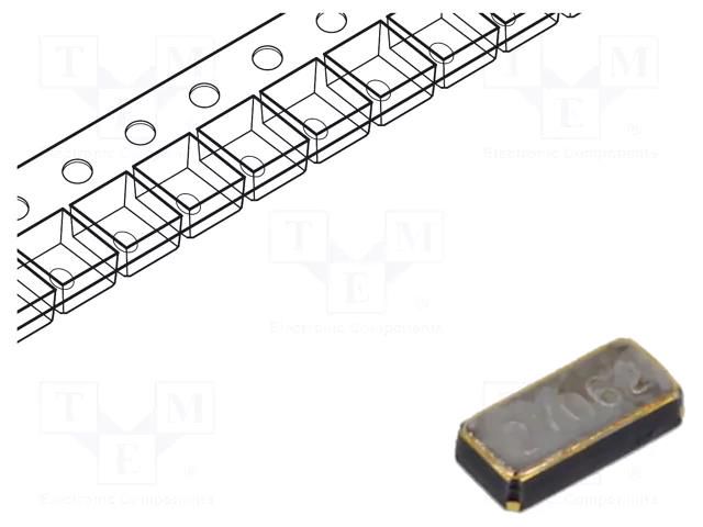 Resonator: quartz; 32.768kHz; ±10ppm; 7pF; SMD; 3.2x1.5x0.9mm QST 3CD-32.768KEZY-T