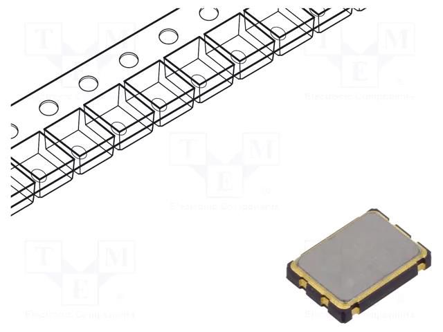 Resonator: quartz; 50MHz; 12pF; SMD; 7x5x1.3mm; 1.8VDC QST M750-50.000MDE-T