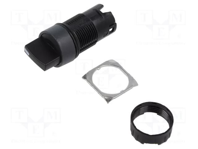 Switch: rotary; 16mm; Stabl.pos: 3; black; none; Harmony XB6; Pos: 3 SCHNEIDER ELECTRIC ZB6AD23