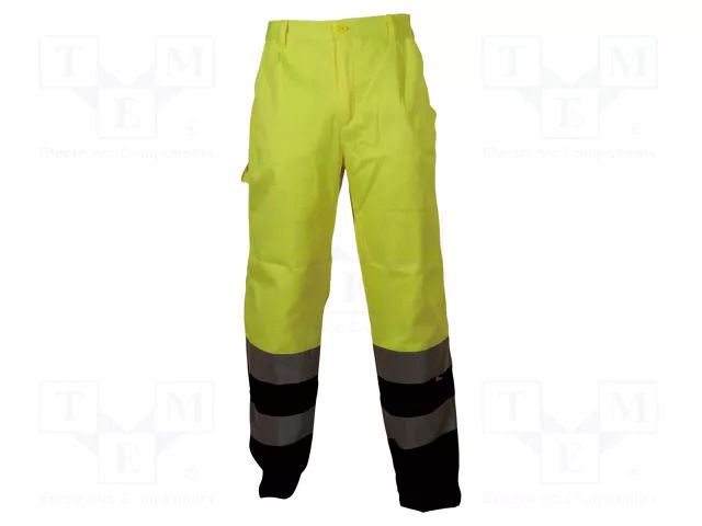 Dungarees; Size: XL; yellow-navy blue; warning VIZWELL VWVWTC07BYN/XL