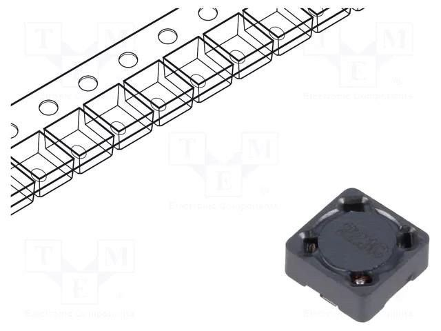 Inductor: wire; SMD; 470uH; 320mA; 3.25Ω; ±20%; 4500; 7.3x7.3x3.55mm MURATA 45474C