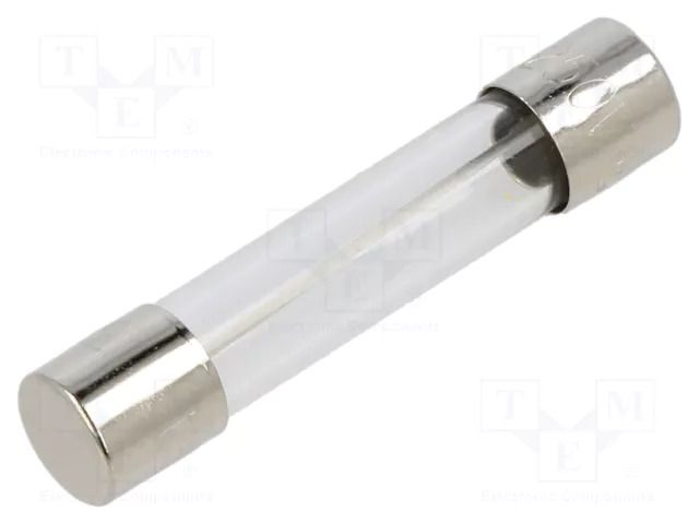 Fuse: fuse; 6A; 250VAC; quick blow; cylindrical,glass; 6.3x32mm EATON/BUSSMANN BK-AGC-6-R