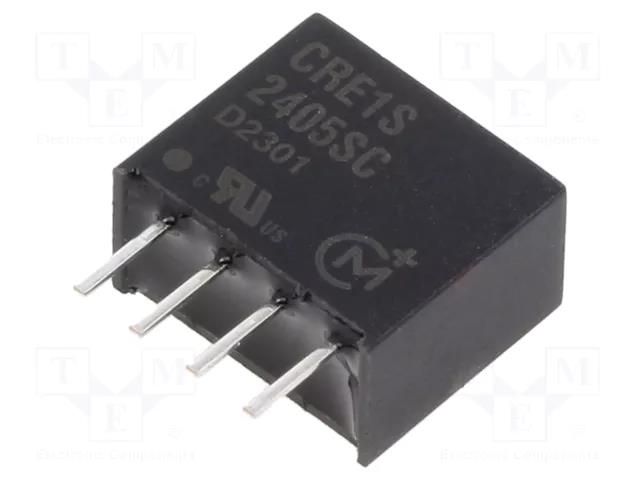 Converter: DC/DC; 1W; Uin: 21.6÷26.4VDC; Uout: 5VDC; Iout: 200mA Murata Power Solutions CRE1S2405SC