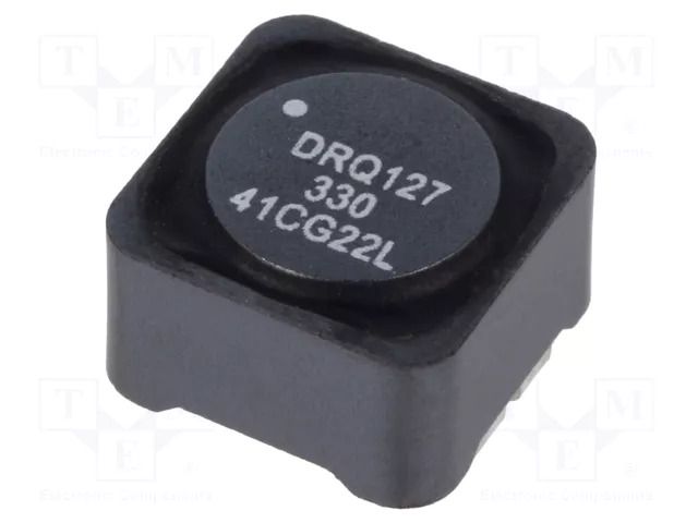 Inductor: wire; SMD; 33uH; Ioper: 3.23A; 60mΩ; ±20%; 12.5x12.5x8mm EATON ELECTRONICS DRQ127-330-R