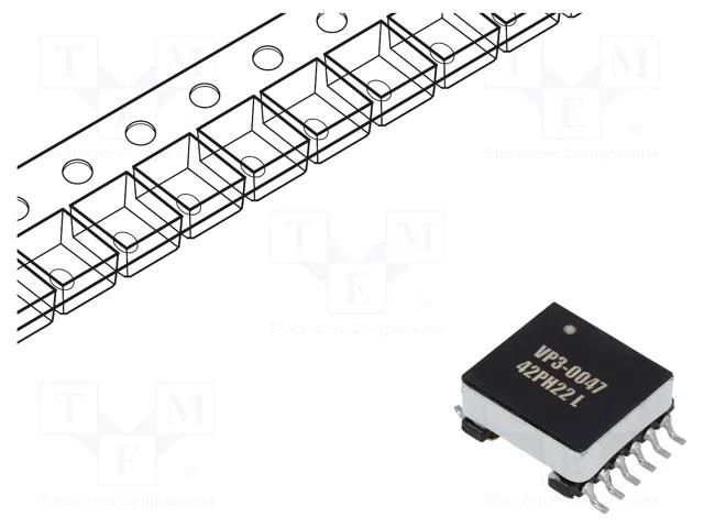 Transformer: impulse; -40÷125°C; 3.8uH; 1.47A; ±20%; 61mΩ EATON ELECTRONICS VP3-0047-R