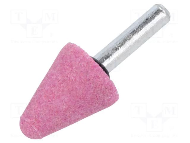 Grindingstone; Ø: 20mm; Ø: 6mm; aluminium oxide; Mounting: rod 6mm PG PROFESSIONAL PG-MF.004