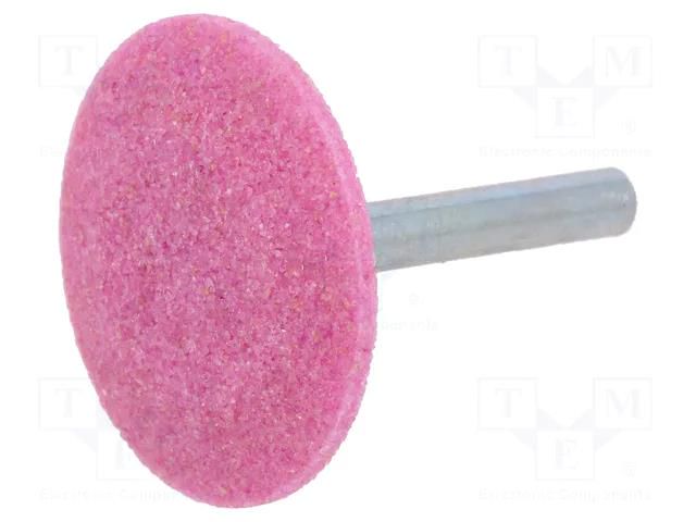 Grindingstone; Ø: 40mm; Ø: 6mm; aluminium oxide; Mounting: rod 6mm PG PROFESSIONAL PG-MH.003