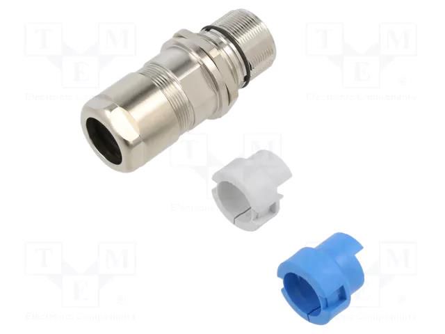 Enclosure for connectors: M23; for panel mounting,for cable HUMMEL 7.486.500.00S
