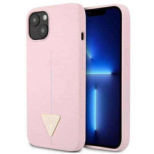 Guess GUHCP13MSLTGU iPhone 13 6.1 &quot;purple / purple hardcase Silicone Triangle, Guess 3666339041045 3666339041045