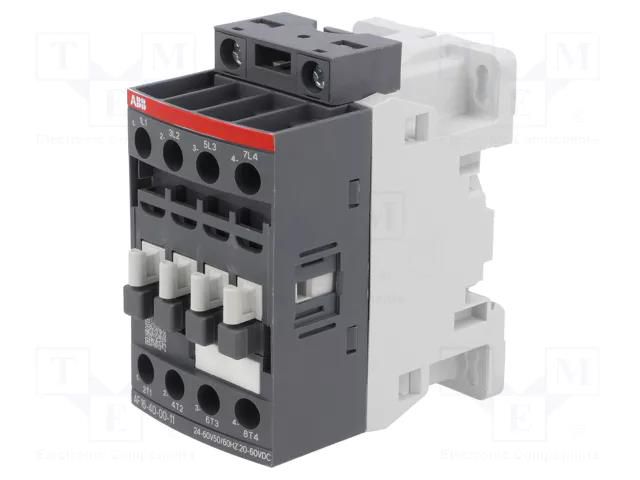 Contactor: 4-pole; NO x4; 24÷60VAC,20÷60VDC; 30A; AF ABB AF16-40-00-11