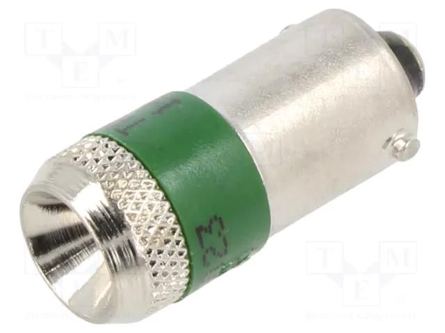 LED; green; Cap: BA9S; 110VAC; 110VDC ABB KA2-2142