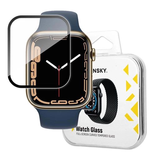 Wozinsky Watch Glass hybrid glass for Apple Watch 7 45 mm black, Wozinsky 5907769310263 5907769310263