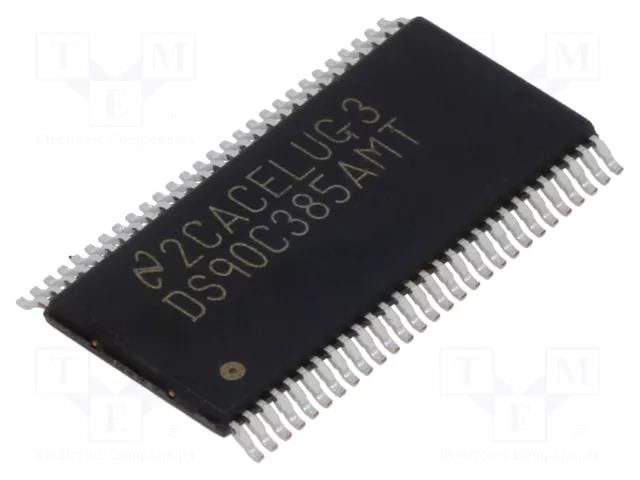 IC: interface; line transmitter; 2.45Gbps; 3÷3.6VDC; LVDS; SMD TEXAS INSTRUMENTS DS90C385AMT/NOPB