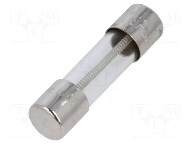 Fuse: fuse; 630mA; 250VAC; time-lag; cylindrical,glass; 5x20mm; FTT SCHURTER 0034.5041