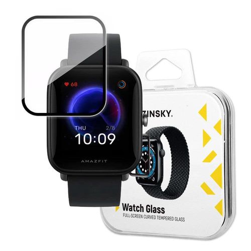 Wozinsky Watch Glass hybrid glass for Xiaomi Amazfit Bip U black, Wozinsky 5907769309922 5907769309922