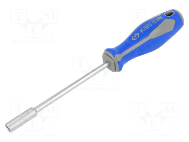 Screwdriver; 6-angles socket; HEX 7mm; Blade length: 125mm KING TONY KT-1450-07