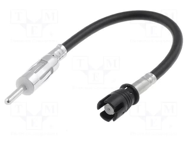 Cable; DIN plug,RAKU II żeński female; straight; 0.15m PER.PIC. A7800DIN