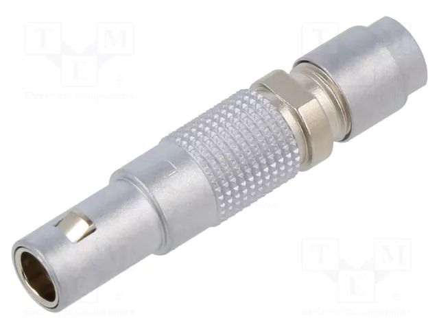 Connector: TRIAX; 00; plug; male; soldering; for cable; 4A; straight LEMO FFC.00.650.CLAC31