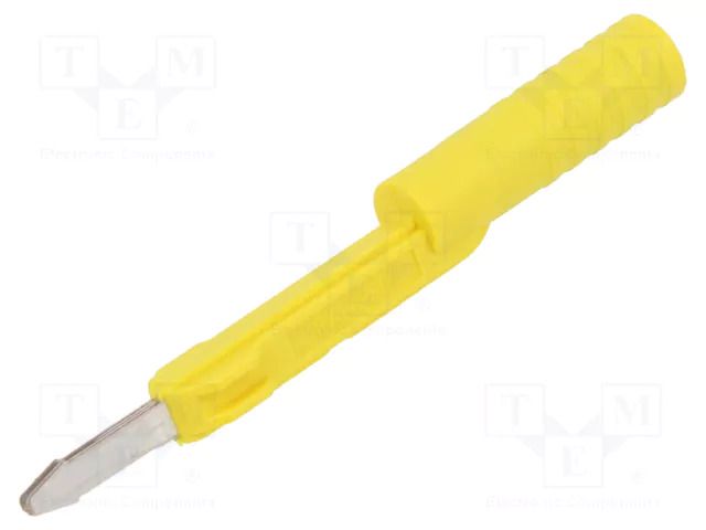Test socket; PA; L: 51.5mm; ways: 1; H: 5.8mm; Body: yellow PHOENIX CONTACT PAI-4-FIXYE