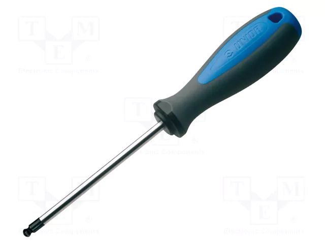 Screwdriver: standard; hex key,spherical; HEX 2mm; 620TBI UNIOR UNIOR-611715